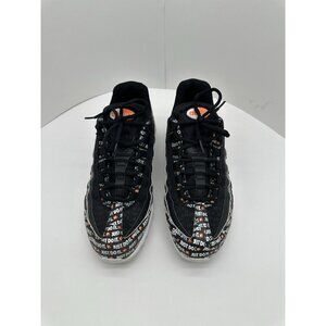 Nike Air Max 95 SE Black / Black-White-Total Orange AV6246-001 Rare Size 12
